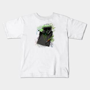Neon Sketchpad Design - Original Artwork Kids T-Shirt